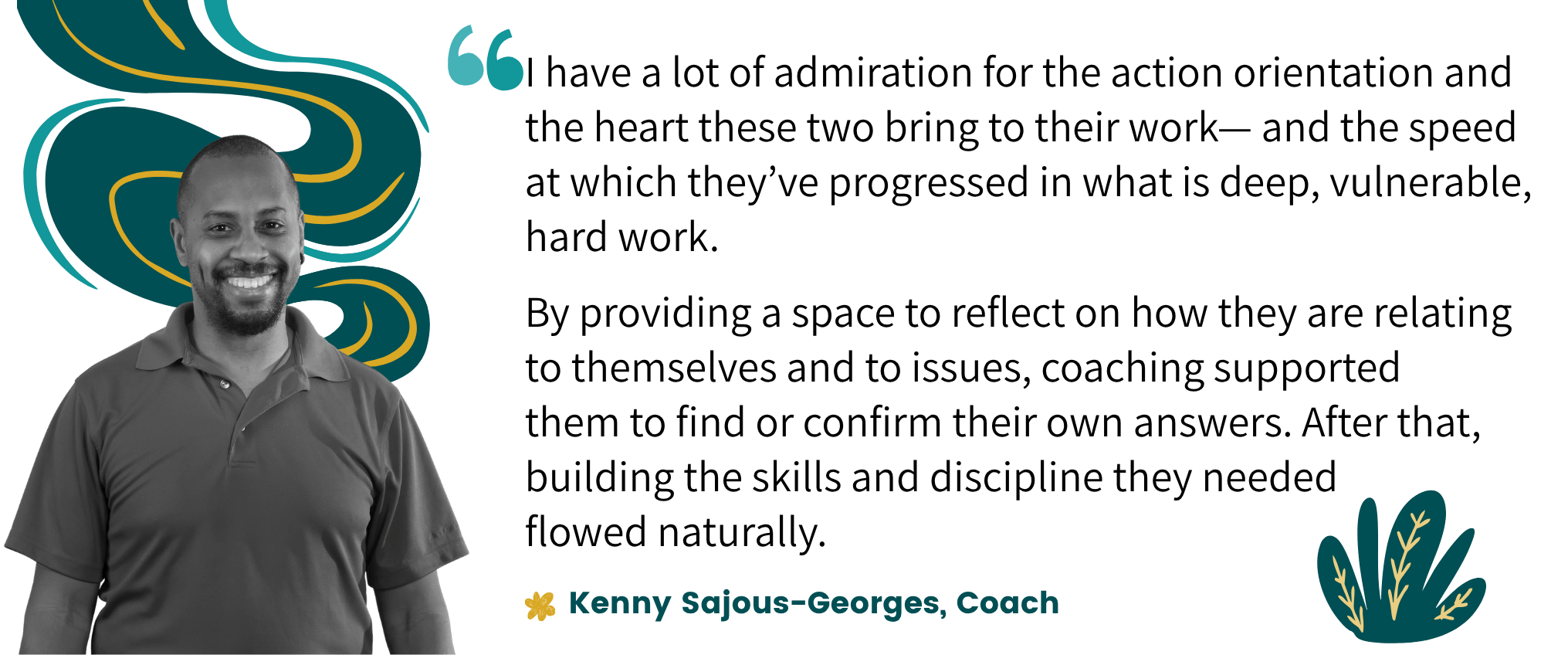 Kenny Sajous-Georges (Coach) Quote 2