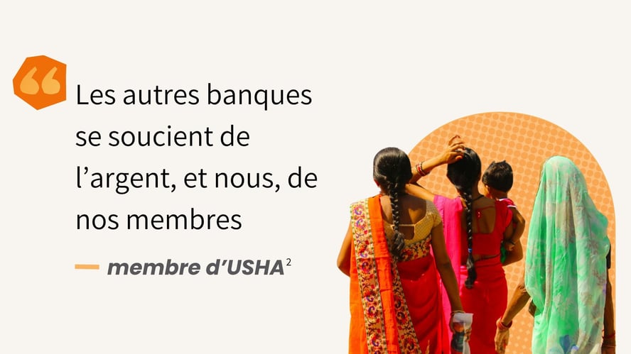 Les autres banques se soucient de l’argent, et nous, de nos membres - RR USHA - RR