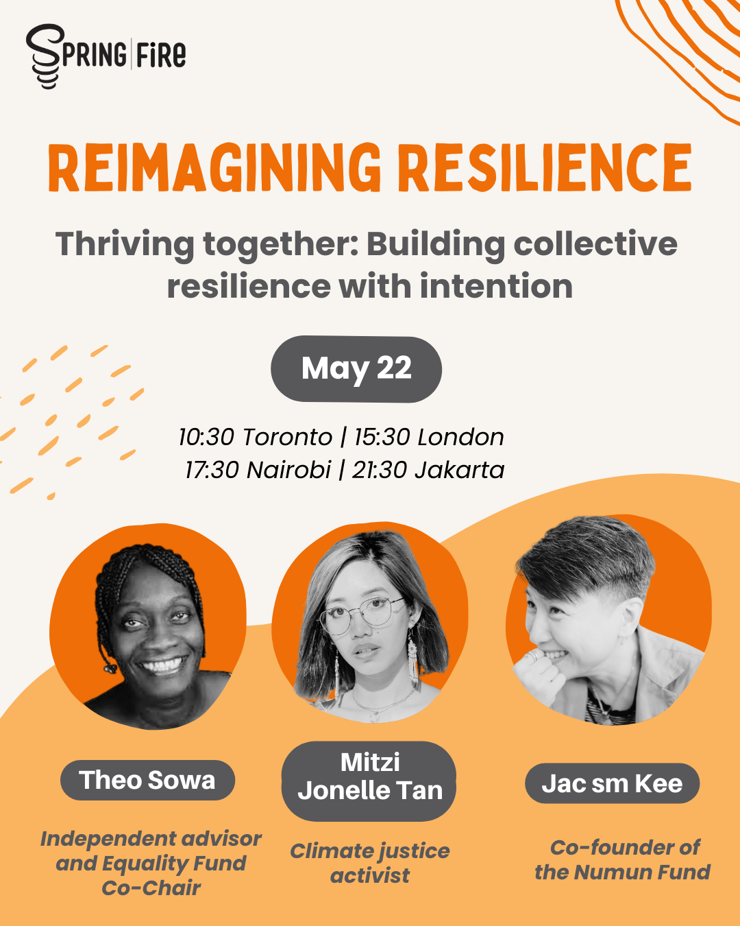 Thriving together: Building collective resilience with intention with Theo Sowa, Mitzi Jonelle Tan and Jac sm Kee