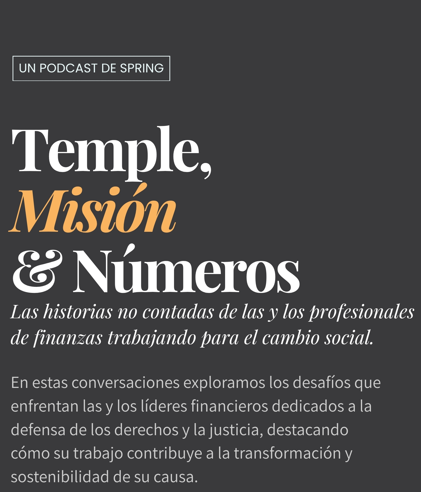 Temple, Misión & Números