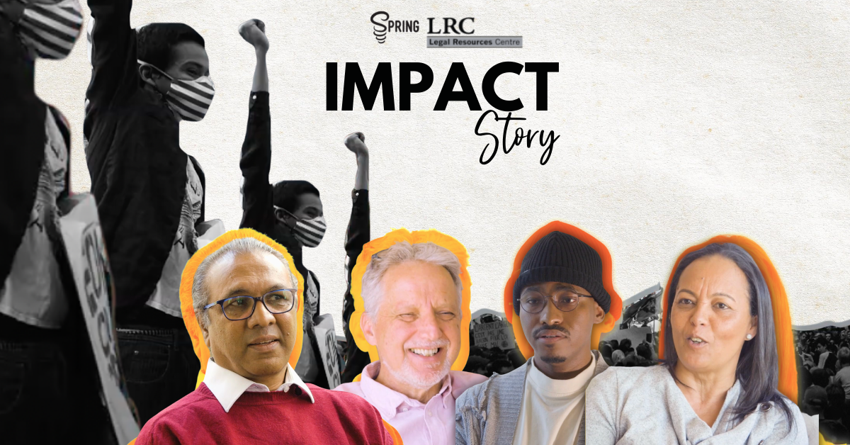 The FIRE Journey of the Legal Resources Centre